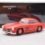 Mercedes 300 SL W198 Gullwing Röd Minichamps 1:18 - image 8 of 8