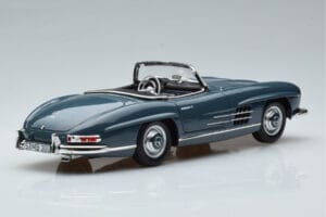 Mercedes 300 SL W198 Roadster Blå Norev 1:18 B66040668 Metall — bild 3 av 9
