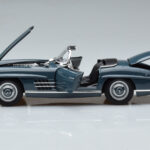 Mercedes 300 SL W198 Roadster Blå Norev 1:18 - image 4 of 9