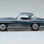 Mercedes 300 SL W198 Roadster Blå Norev 1:18 - image 5 of 9