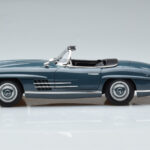 Mercedes 300 SL W198 Roadster Blå Norev 1:18 - image 6 of 9