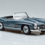 Mercedes 300 SL W198 Roadster Blå Norev 1:18 - image 7 of 9