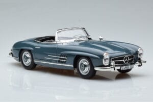 Mercedes 300 SL W198 Roadster Blå Norev 1:18 B66040668 Metall — bild 7 av 9