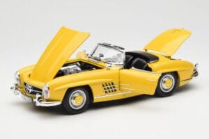 Mercedes 300 SL W198 Roadster Gul Norev 1:18 B66040669 Metall — bild 2 av 8