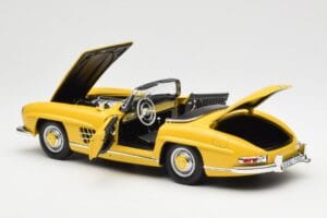 Mercedes 300 SL W198 Roadster Gul Norev 1:18 B66040669 Metall — bild 5 av 8