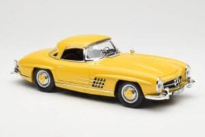 Mercedes 300 SL W198 Roadster Gul Norev 1:18 B66040669 Metall — bild 6 av 8