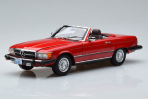 Mercedes 450 SL R107 US Version Röd Norev 1:18