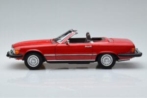 Mercedes 450 SL R107 US Version Röd Norev 1:18 183729 Metall — bild 5 av 8