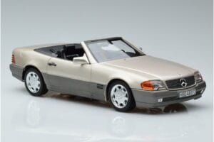 Mercedes 500 SL R129 Smoke Silver Norev 1:18 183719 Metall — bild 5 av 7