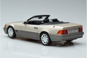 Mercedes 500 SL R129 Smoke Silver Norev 1:18 183719 Metall — bild 6 av 7
