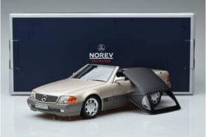 Mercedes 500 SL R129 Smoke Silver Norev 1:18 183719 Metall — bild 7 av 7