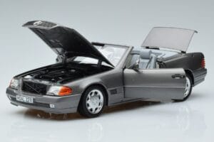 Mercedes 500 SL R129 Grå Metallic Norev 1:18 183715 Metall — bild 2 av 7