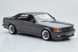 Mercedes 560 SEC C126 AMG Wide Body Grå Otto 1:18 OT823 Resin — bild 4 av 6