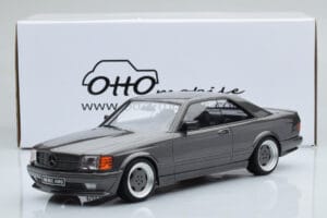 Mercedes 560 SEC C126 AMG Wide Body Grå Otto 1:18 OT823 Resin — bild 6 av 6