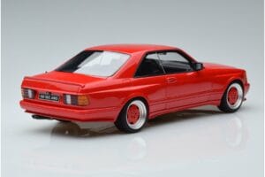 Mercedes 560 SEC W126 Widebody Röd Otto 1:18 OT995 Resin — bild 2 av 6