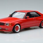 Mercedes 560 SEC W126 Widebody Röd Otto 1:18 OT995 Resin