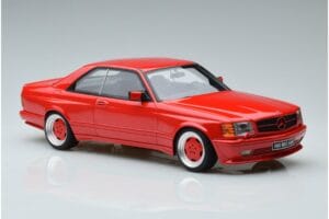 Mercedes 560 SEC W126 Widebody Röd Otto 1:18 OT995 Resin — bild 4 av 6