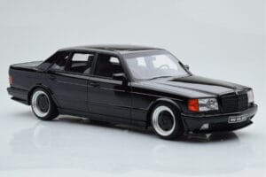 Mercedes 560 SEL AMG W126 Obsidian Svart Otto 1:18 OT297 Resin — bild 4 av 6