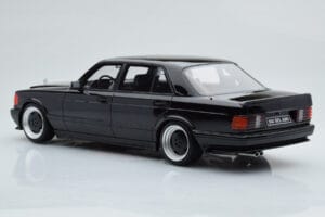 Mercedes 560 SEL AMG W126 Obsidian Svart Otto 1:18 OT297 Resin — bild 5 av 6