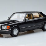 Mercedes 560 SEL W126 Svart Norev 1:18