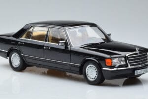 Mercedes 560 SEL W126 Svart Norev 1:18 183793 Metall — bild 5 av 7