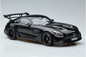 Mercedes AMG GT C190 Black Series Svart Norev 1:18 183900 Metall — bild 5 av 7