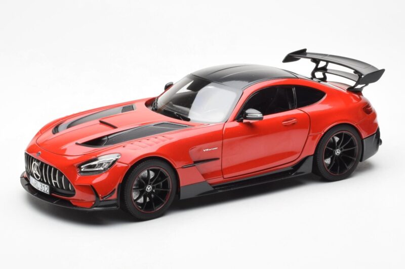 Mercedes AMG GT Black Series Röd Asia Exclusive Norev 1:18 183906 Metall