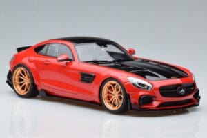 Mercedes AMG GT Prior Design C190 Röd GT Spirit 1:18 ZM104 Resin — bild 4 av 6