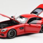 Mercedes AMG GT C190 Röd Norev 1:18 183496 - image 2 of 8