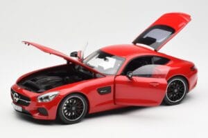 Mercedes AMG GT C190 Röd Norev 1:18 183496 Metall — bild 2 av 8