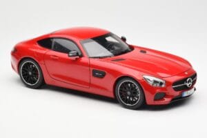 Mercedes AMG GT C190 Röd Norev 1:18 183496 Metall — bild 6 av 8