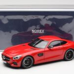 Mercedes AMG GT C190 Röd Norev 1:18 183496 - image 8 of 8