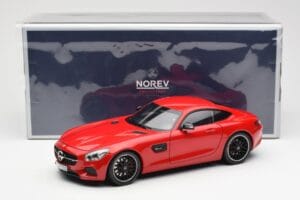 Mercedes AMG GT C190 Röd Norev 1:18 183496 Metall — bild 8 av 8