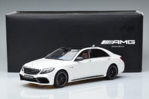 Mercedes AMG S63 W222 Diamond Vit GT Spirit 1:18 B66965714 Resin — bild 6 av 6