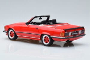 Mercedes AMG SL500 R107 Röd Otto 1:18 OT962 Resin — bild 5 av 6