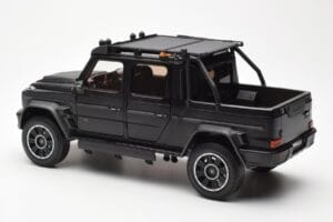 Mercedes Brabus G800 W463 Adventure XLP Night Svart Magno Almost Real 1:18 860525 Metall — bild 7 av 8