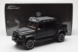 Mercedes Brabus G800 W463 Adventure XLP Night Svart Magno Almost Real 1:18 860525 Metall — bild 8 av 8