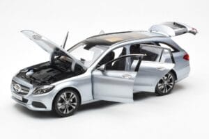 Mercedes C-Class W205 T-Model Silver Asia Exclusive Norev 1:18 183865 Metall — bild 2 av 8