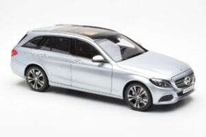 Mercedes C-Class W205 T-Model Silver Asia Exclusive Norev 1:18 183865 Metall — bild 6 av 8