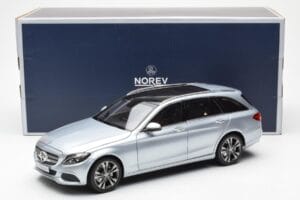 Mercedes C-Class W205 T-Model Silver Asia Exclusive Norev 1:18 183865 Metall — bild 8 av 8