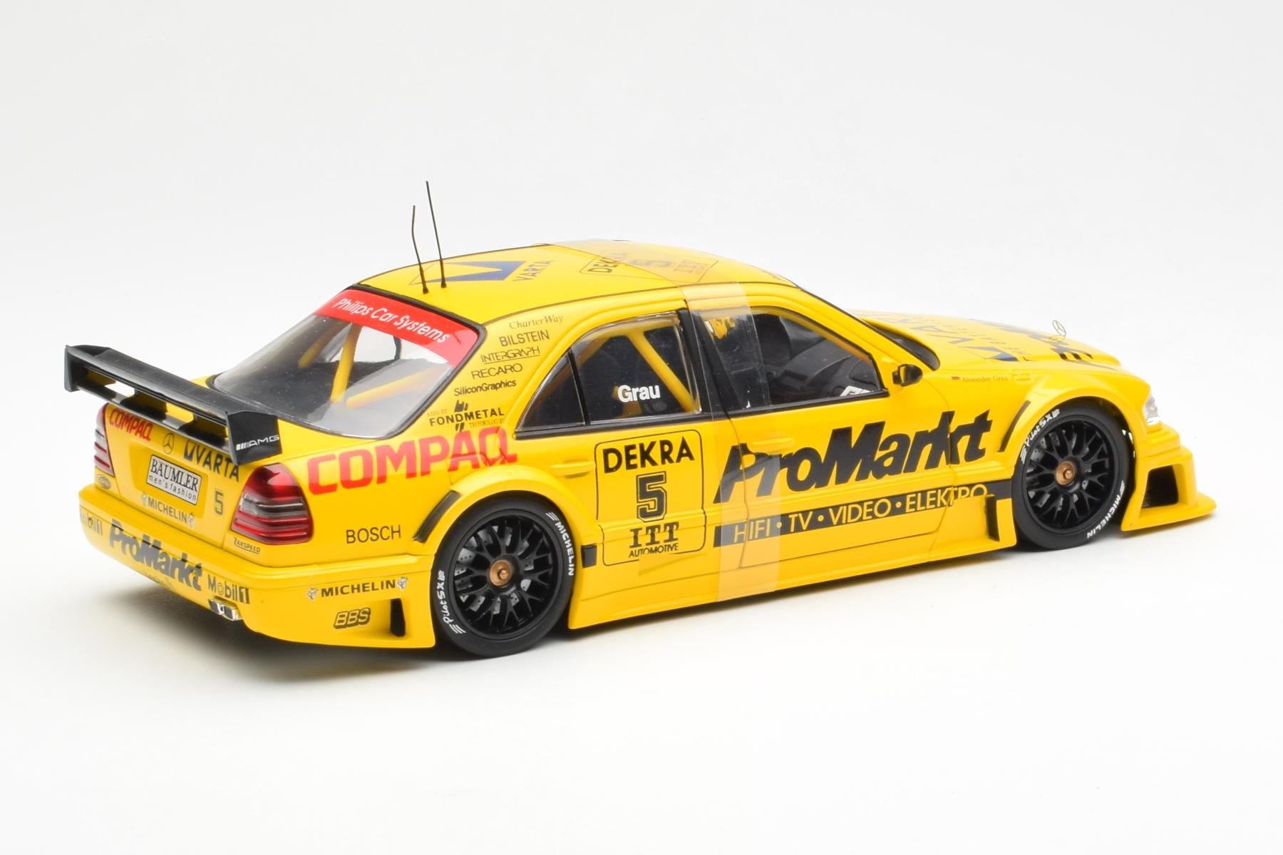 Mercedes C-Class W202 #5 Team Zakspeed Grau DTM 1995 UT Models 1:18 180953305 Metall — bild 2 av 6