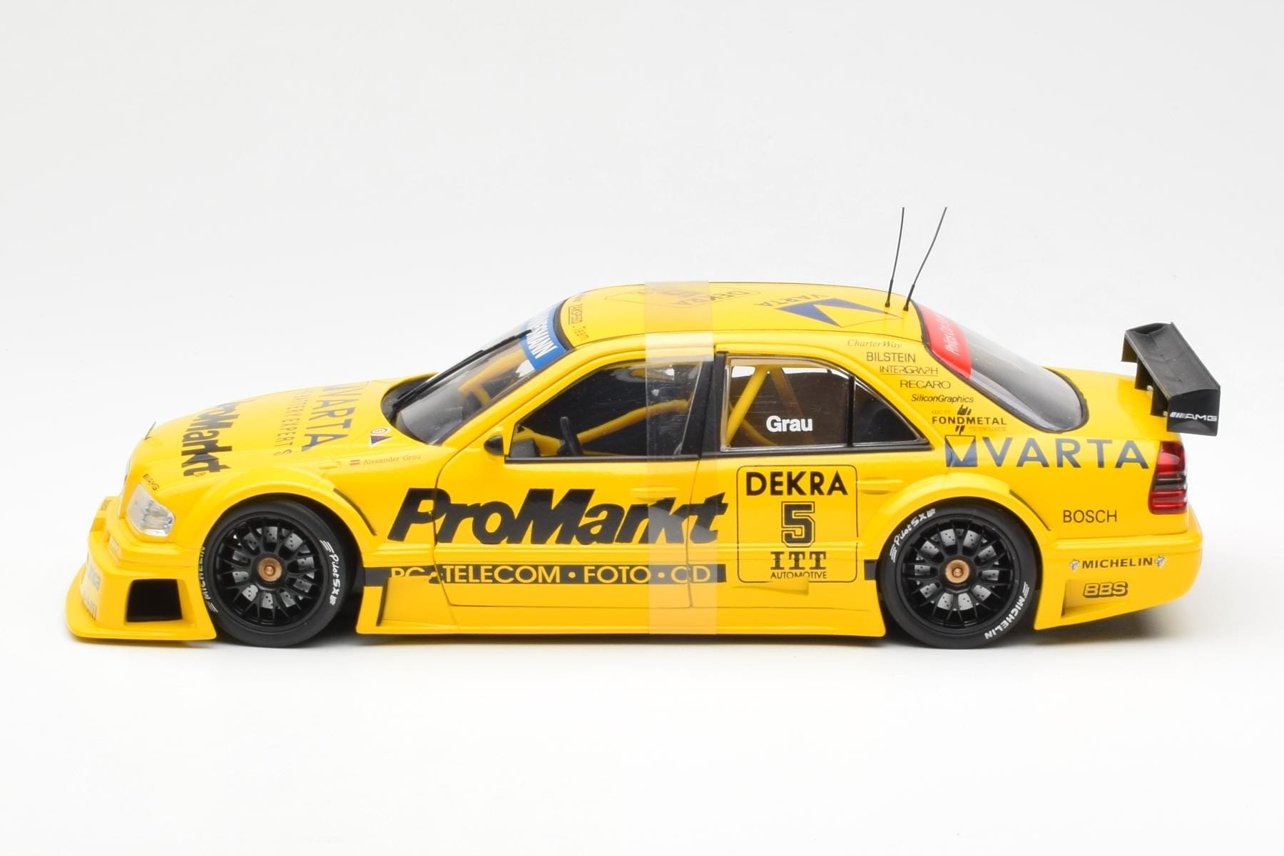 Mercedes C-Class W202 #5 Team Zakspeed Grau DTM 1995 UT Models 1:18 180953305 Metall — bild 3 av 6