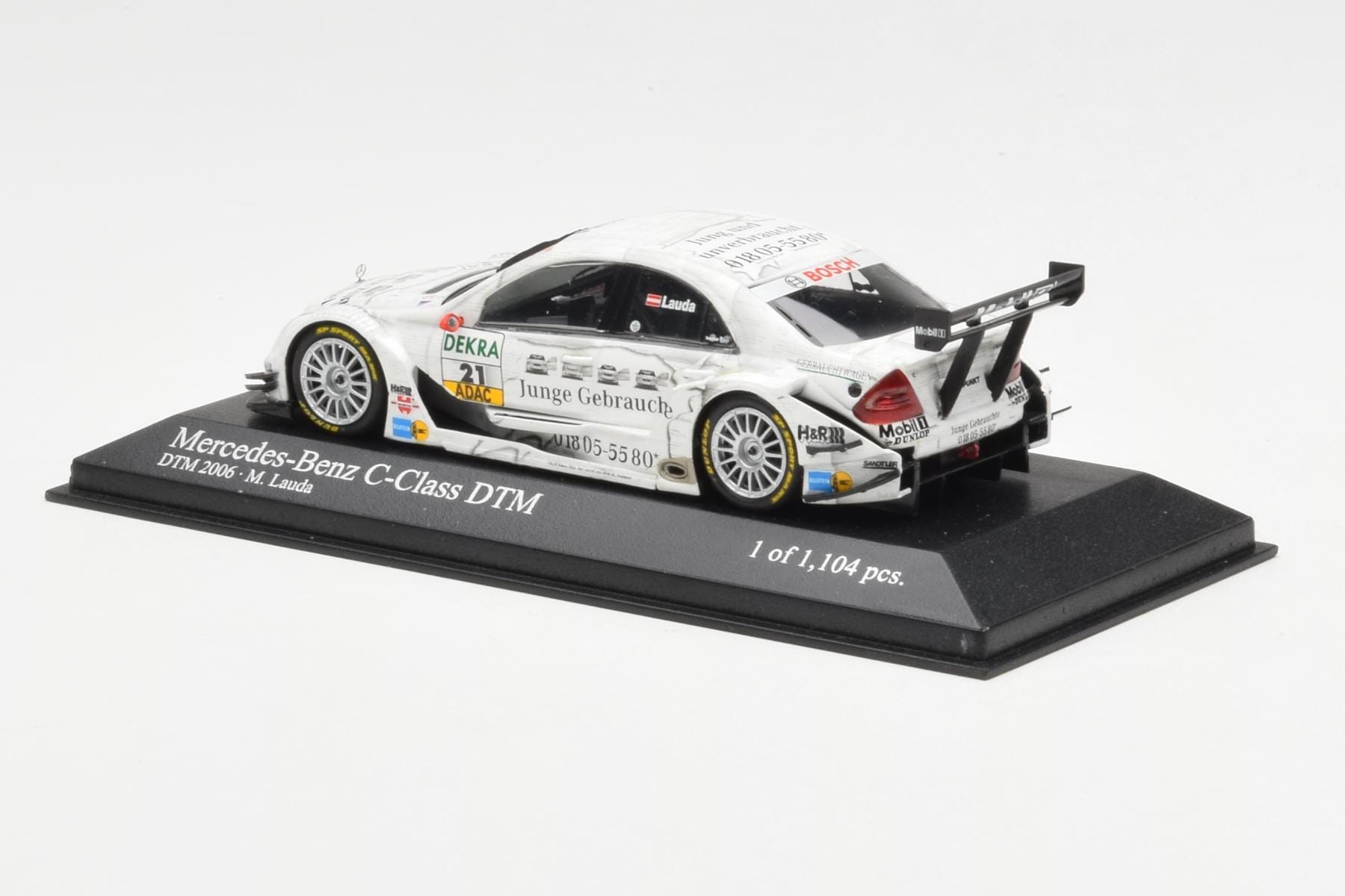 Mercedes C-Class W203 #21 Team Persson Motorsport M. Lauda DTM 2006 Minichamps 1:43 400063421 Metall — bild 3 av 4