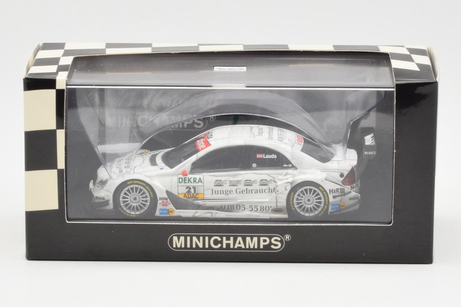 Mercedes C-Class W203 #21 Team Persson Motorsport M. Lauda DTM 2006 Minichamps 1:43 400063421 Metall — bild 4 av 4