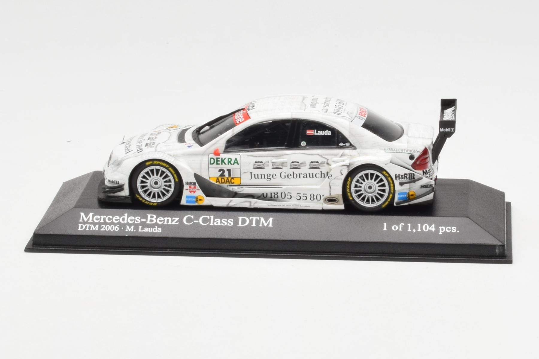 Mercedes C-Class W203 #21 Team Persson Motorsport M. Lauda DTM 2006 Minichamps 1:43 400063421 Metall