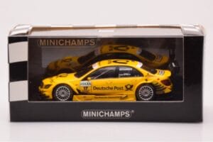 Mercedes C-Class W204 DTM Deutsche Post AMG Mercedes #17 D. Coulthard DTM 2010 Minichamps 1:43 400103817 Metall — bild 4 av 4