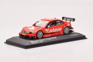 Mercedes C-Class W204 DTM Stern AMG Mercedes #17 M. Lauda DTM 2009 Minichamps 1:43 400093817 Metall — bild 2 av 4