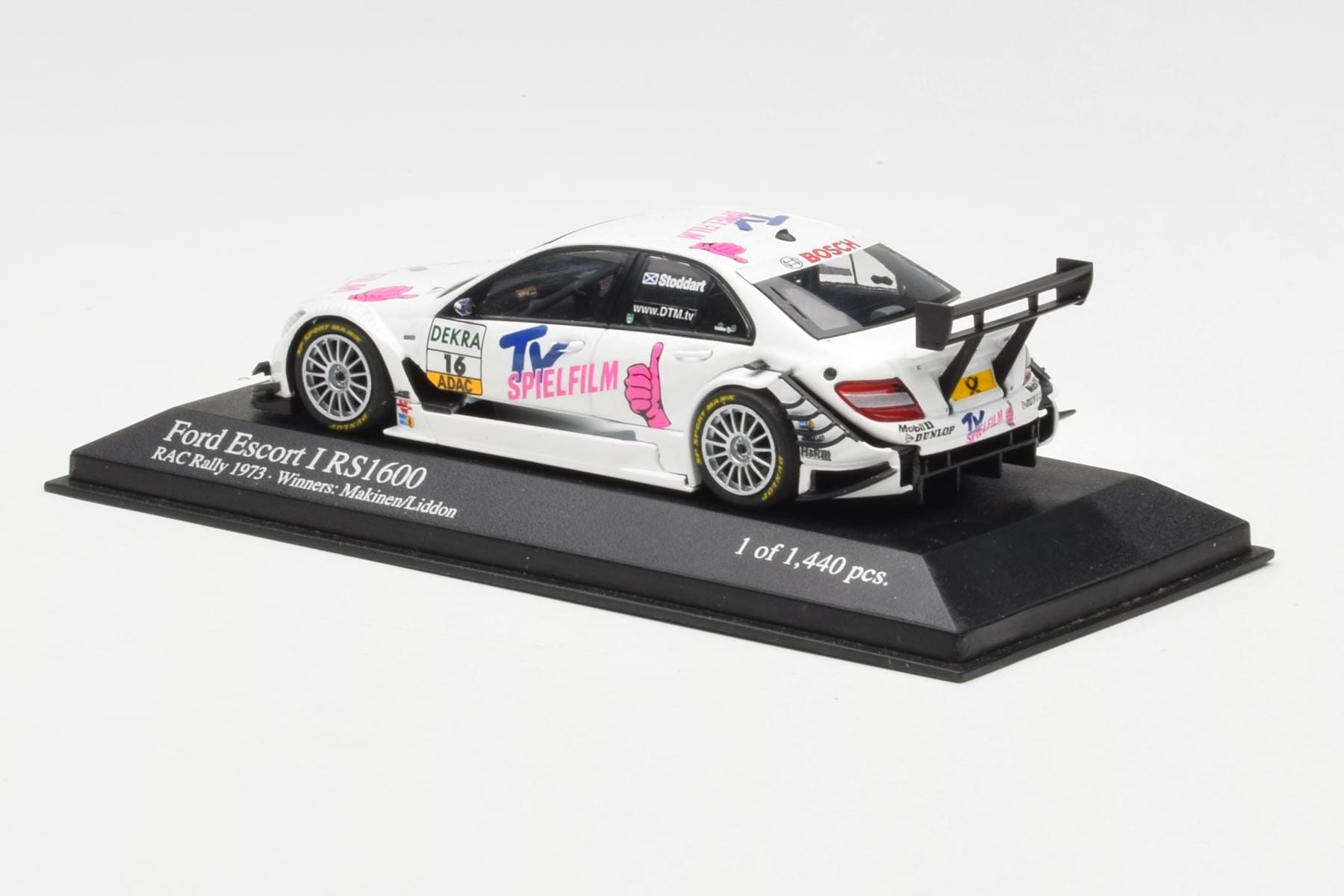 Mercedes C-Class W204 DTM Team AMG Mercedes #16 Stoddart DTM 2008 Minichamps 1:43 400083716 Metall — bild 3 av 4