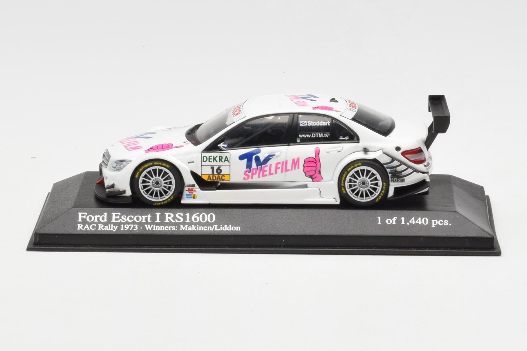 Mercedes C-Class W204 DTM Team AMG Mercedes #16 Stoddart DTM 2008 Minichamps 1:43 400083716 Metall