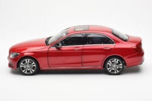 Mercedes C-Class W205 Röd Metallic Asia Exclusive Norev 1:18 183835 Metall — bild 4 av 8